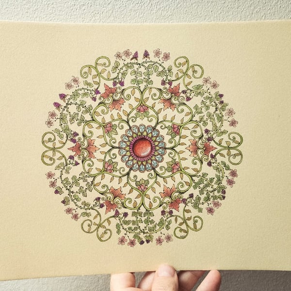 Original Art - Bramble Mandala