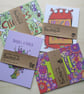 A6 "Cheers Me Dears" Thank You Postcard with cheery beers - Image 5