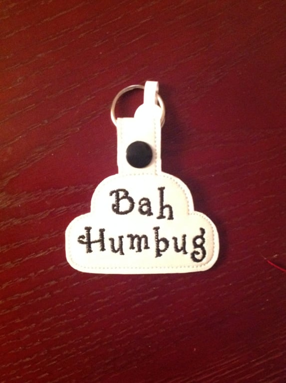 121. Bah Humbug keyring