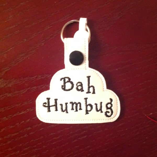 121. Bah Humbug keyring
