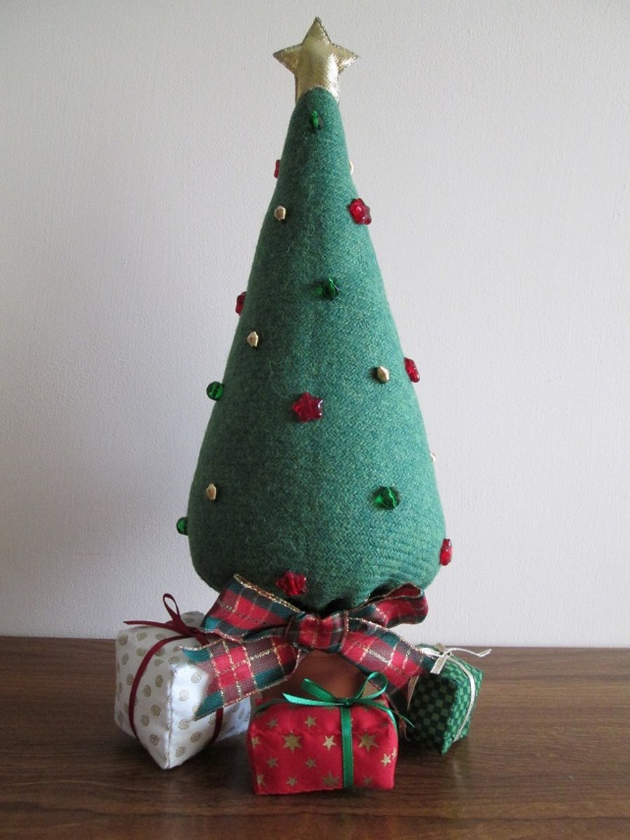 'Harris Tweed' Christmas Tree and Parcel Set 1