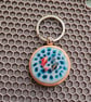 Koi Fish Resin Keychain: Water Surface Keyring- Handmade Bag Charm