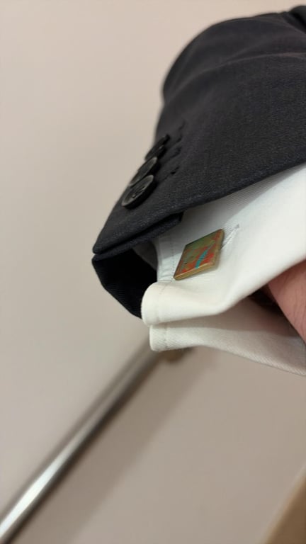 Customised Abstract Art Cufflinks 