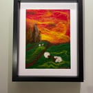 Country Needle Felted Art