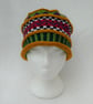 Multicolour Hat Pattern in 3 Sizes. Knitting Pattern. PDF Knitting Pattern. Hat. - Image 3