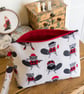 Project bag - a generously sized zipped pouch with detachable wristlet - Image 3
