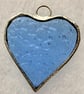 Stained glass small heart, BLUE variations - Image 5