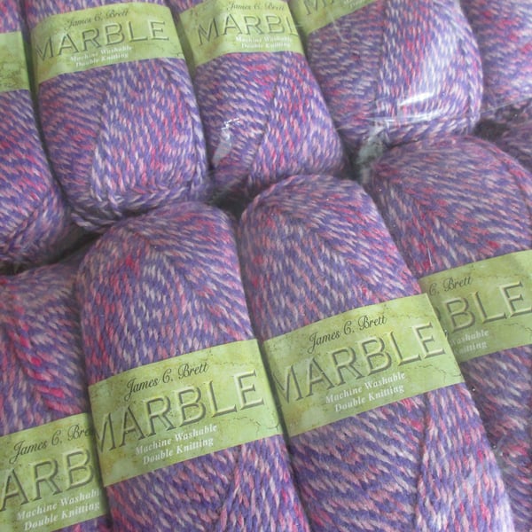 REDUCED 1000 grams James C Brett Marble Double Knitting