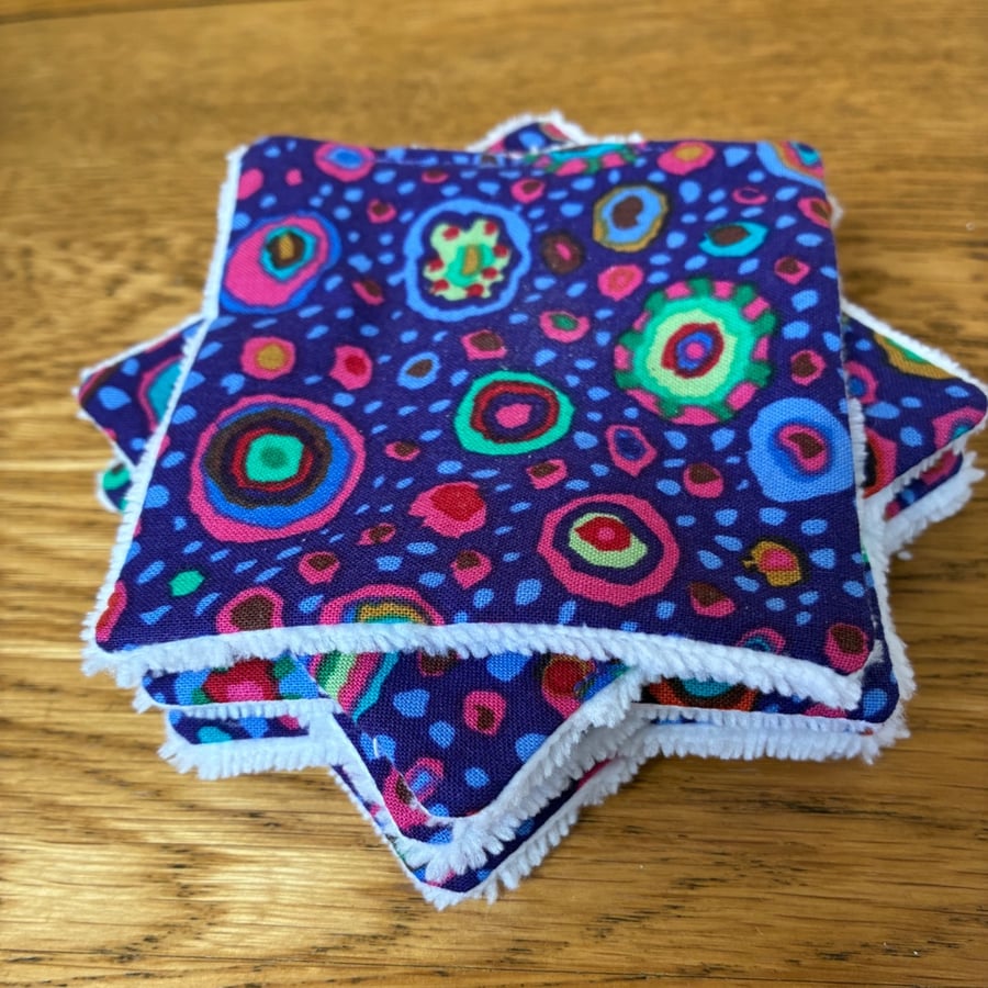 Kaffe Fassett Roman Glass Design Print Reusable Makeup Remover Wipes