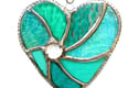 Stained Glass Suncatchers Hearts Love