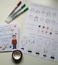 Personalised Teacher thank you card, cartoon card, thank you teacher, thank you  - Image 4