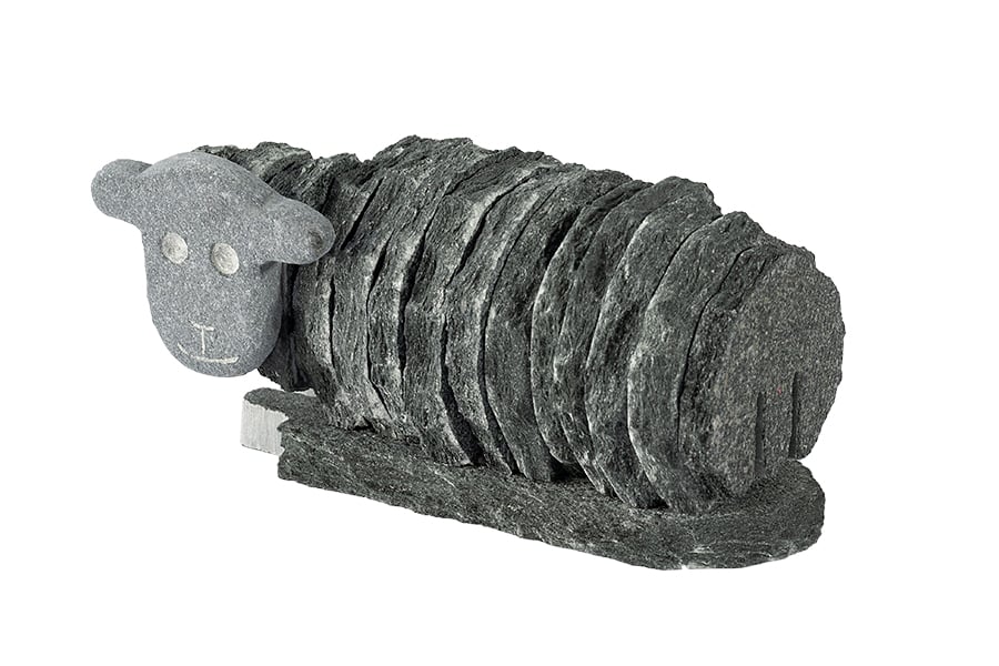 Slate Herdwick Lying Lamb