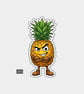 Funny Vinyl Die Cut Sticker For Adults - Pineapple  - Image 1