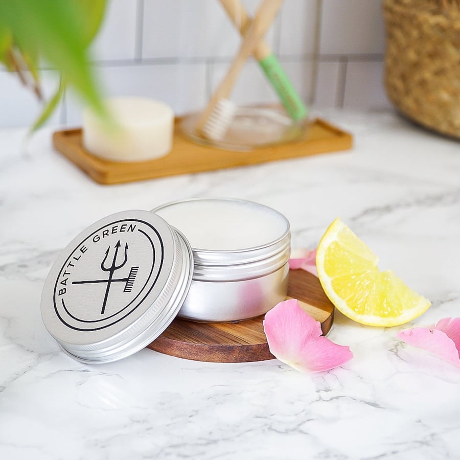 Lemon & Rose Natural Deodorant Balm 100g Tin