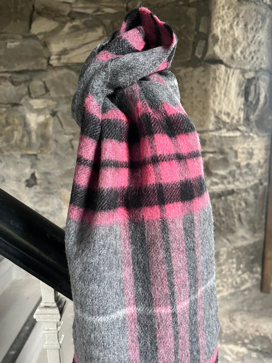 Lambswool Scarf - Made in Scotland.