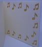 Musical Notes Birthday card. - Image 4