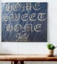 Dragon Wall Hanging. Home Sweet Home Sign with Dragon on Reclaimed Slate.  - Image 8