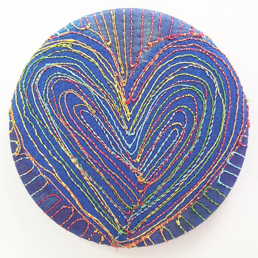 Pocket Mirror 58mm Fabric Pocket Mirror Machine Embroidery Handbag Accessory