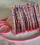 Handmade Liberty Fabrics Bunting – 'Fairground' Nursery Garland (3.5m, 25 Flags) - Image 5