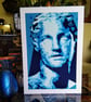 Fragmentation, Abstract Male Portrait Digital Print - Image 2