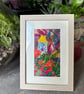 Number 6 Cottage Gardens - original mixed media framed artwork