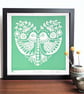 Love Birds - green - Image 1