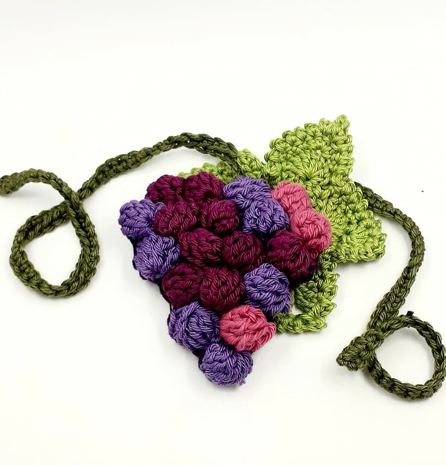 Crochet Bunch of Grapes Hanging Decoration 