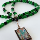 Green Tara Mala Necklace