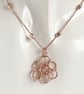 Rose Gold Sterling Silver Chainmaille Pendant and necklace “Last One Available” - Image 5