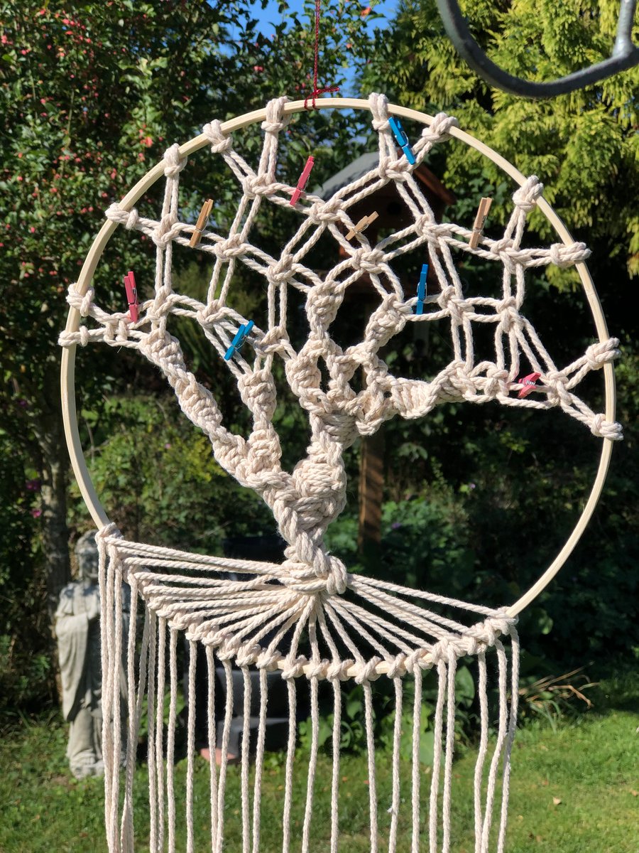 Macrame Tree of Life Dream Catcher  - 5