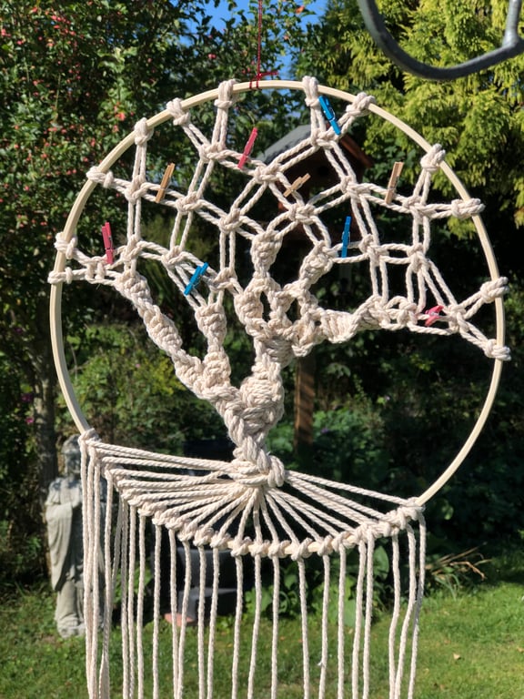 Macrame Tree of Life Dream Catcher  - 5