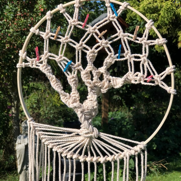 Macrame Tree of Life Dream Catcher  - 5