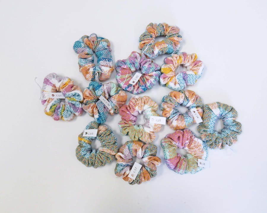 Handwoven Cotton Scrunchies