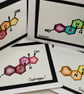 Oestrogen small greetings card