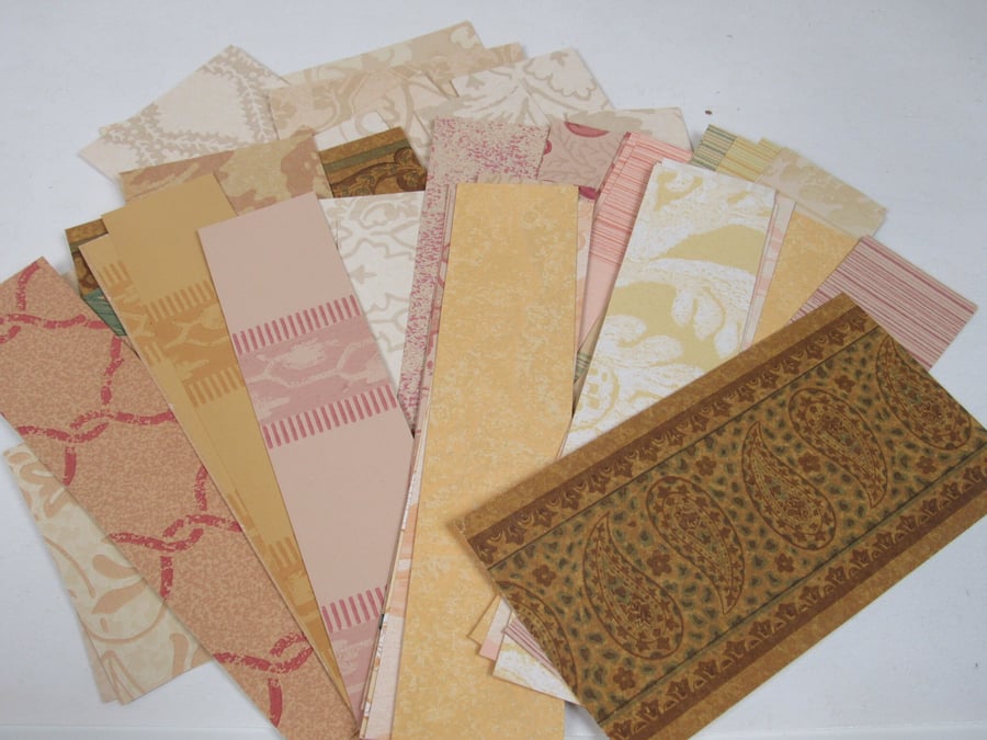 Mixed Small Sanderson Designs Pink Bronze Wallpaper Craft Pack