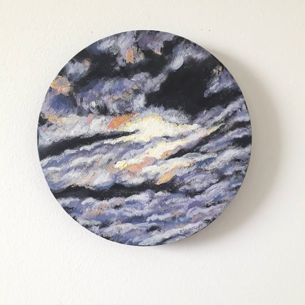 A Night Sky small original painting