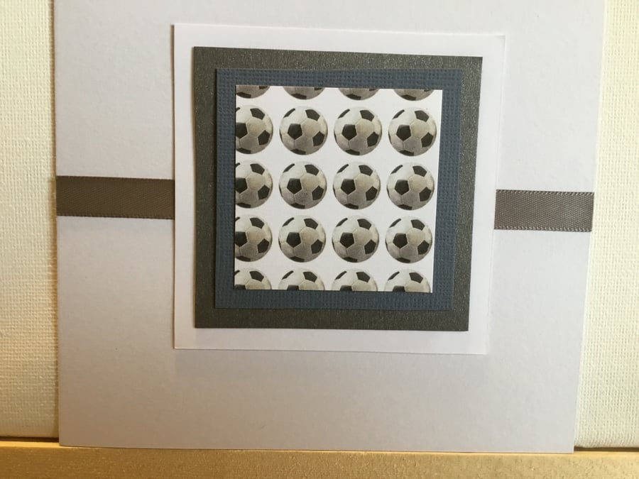 Football themed card. CC013