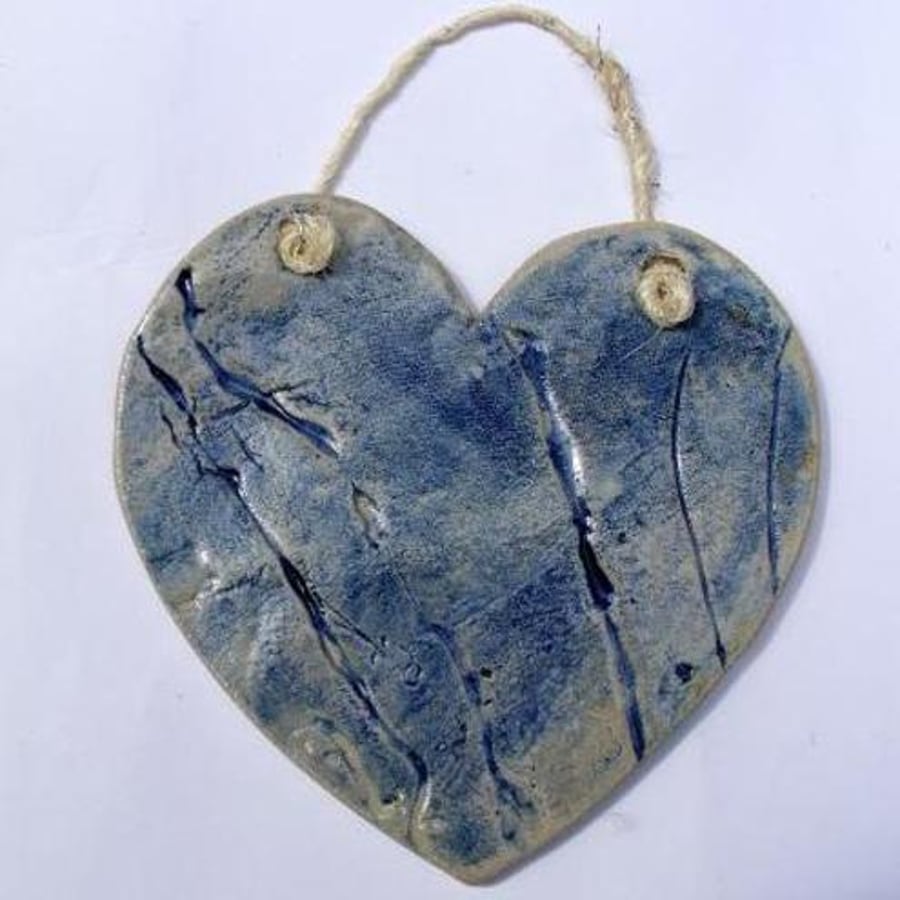 Blue Heart Plaque