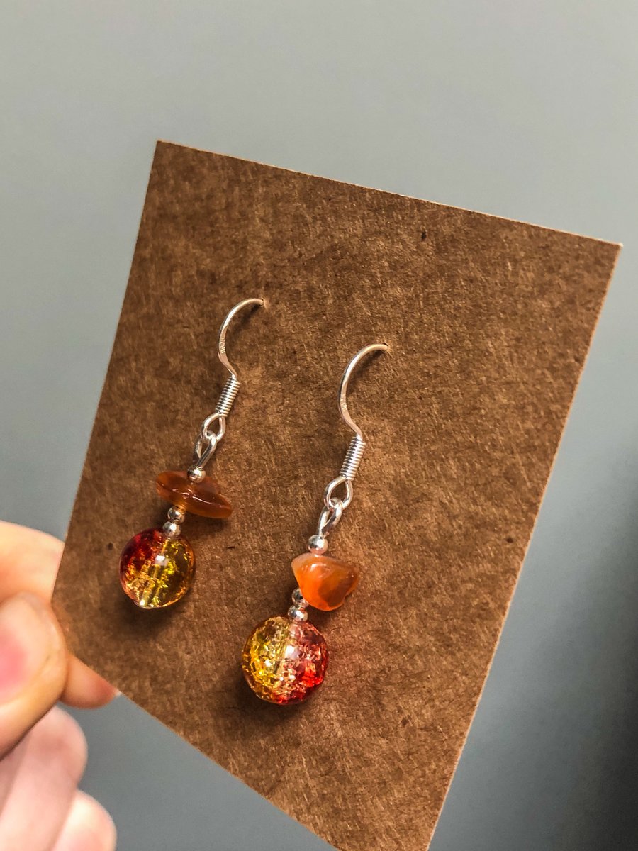 Gemstone earrings