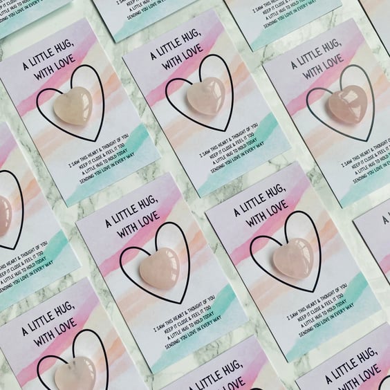 Pocket Hug With Love - Rose Quartz