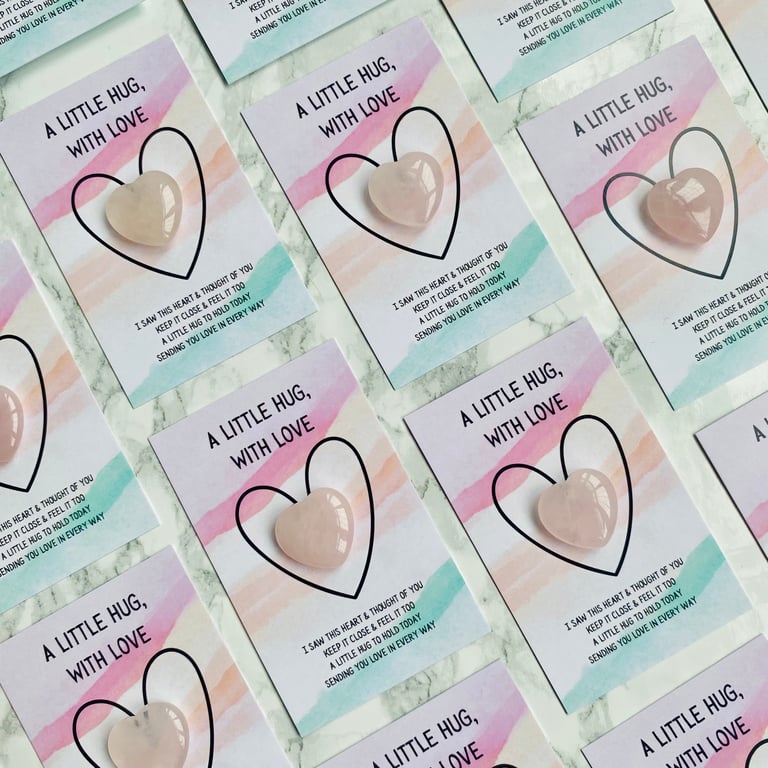 Pocket Hug With Love - Rose Quartz