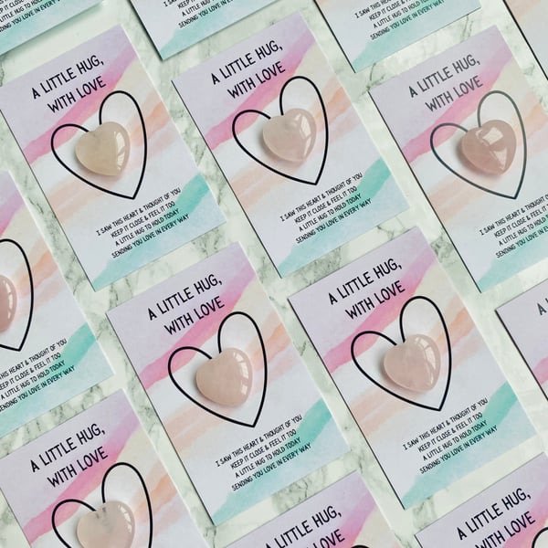 Pocket Hug With Love - Rose Quartz
