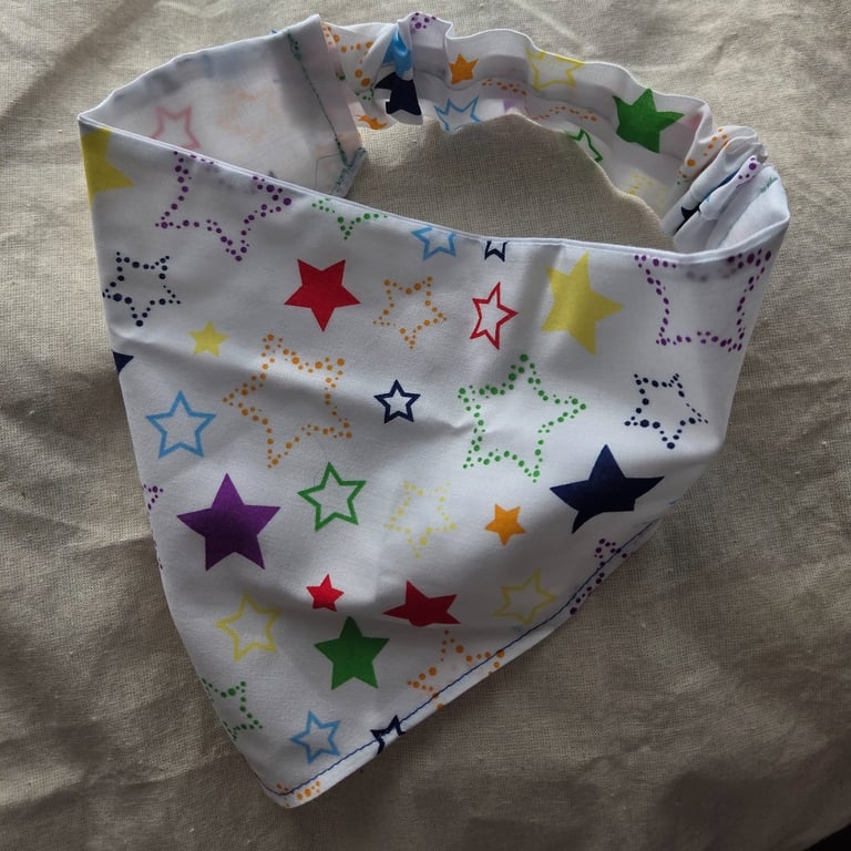 Elasticated slip-on Dog Bandana - Size L-XL