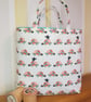 Reusable fabric gift bag: happy tortoises  - Image 1
