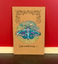 Postcards Pack of 6 - I Just Wanted To Say - Moths, Birds and Flowers - Image 4