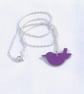 Anodised aluminium, Tiny Wren necklace - Image 3