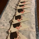 Ceramic Hedgehog Bunting 