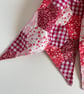 Red oversized bow, made using English Paper Piecing technique - Image 5