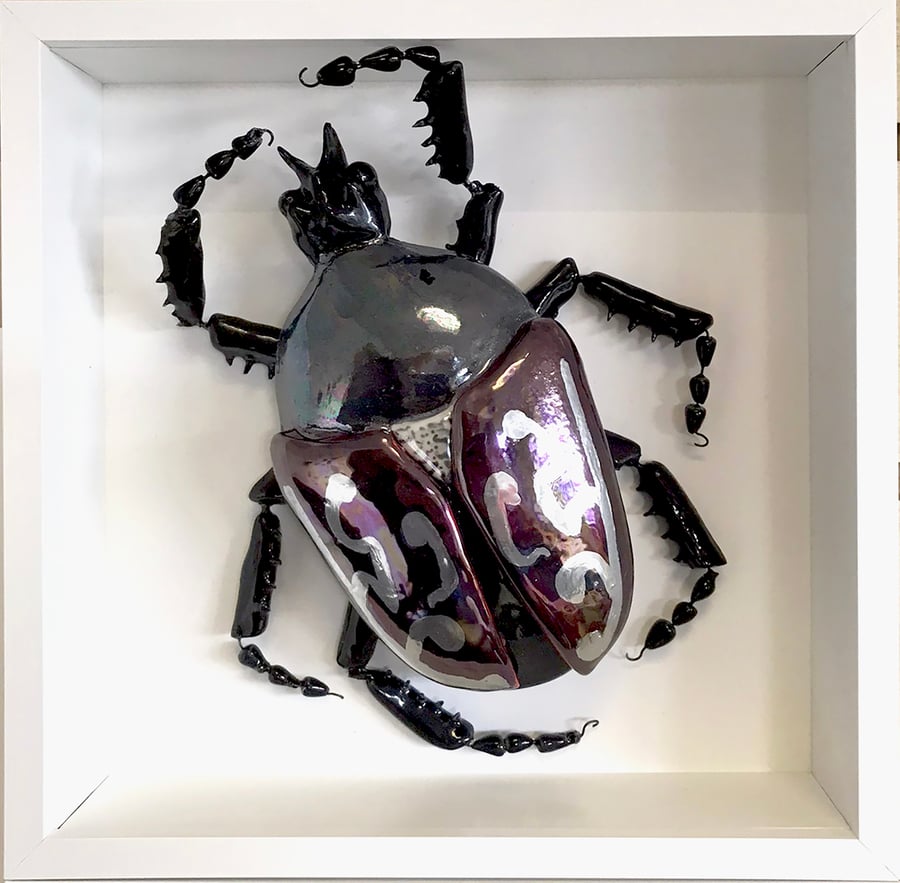 Ceramic Porcelain Bug Beetle - Sophia