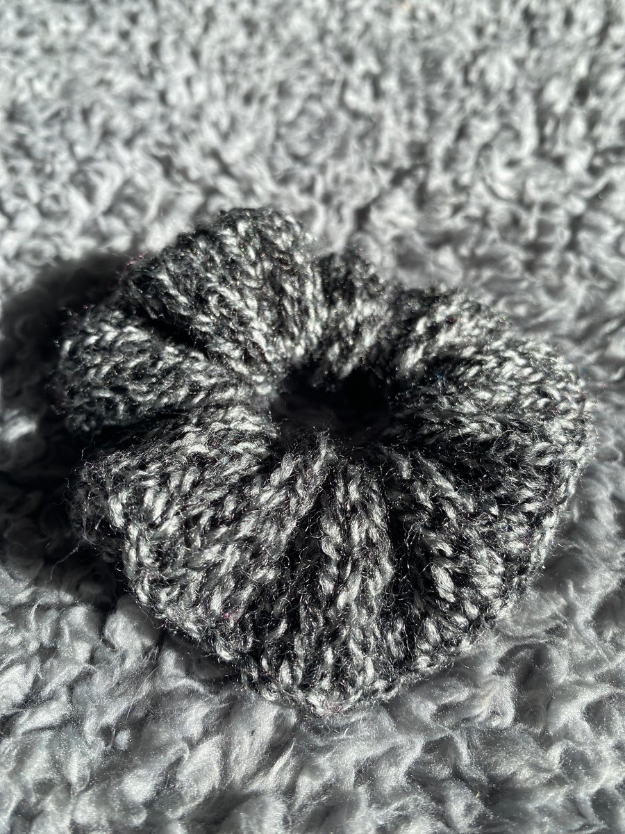 Handmade Knitted Hair Scrunchie